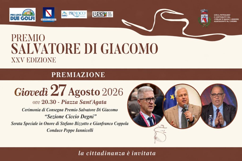 Locandina evento "Premio Salvatore Di Giacomo"